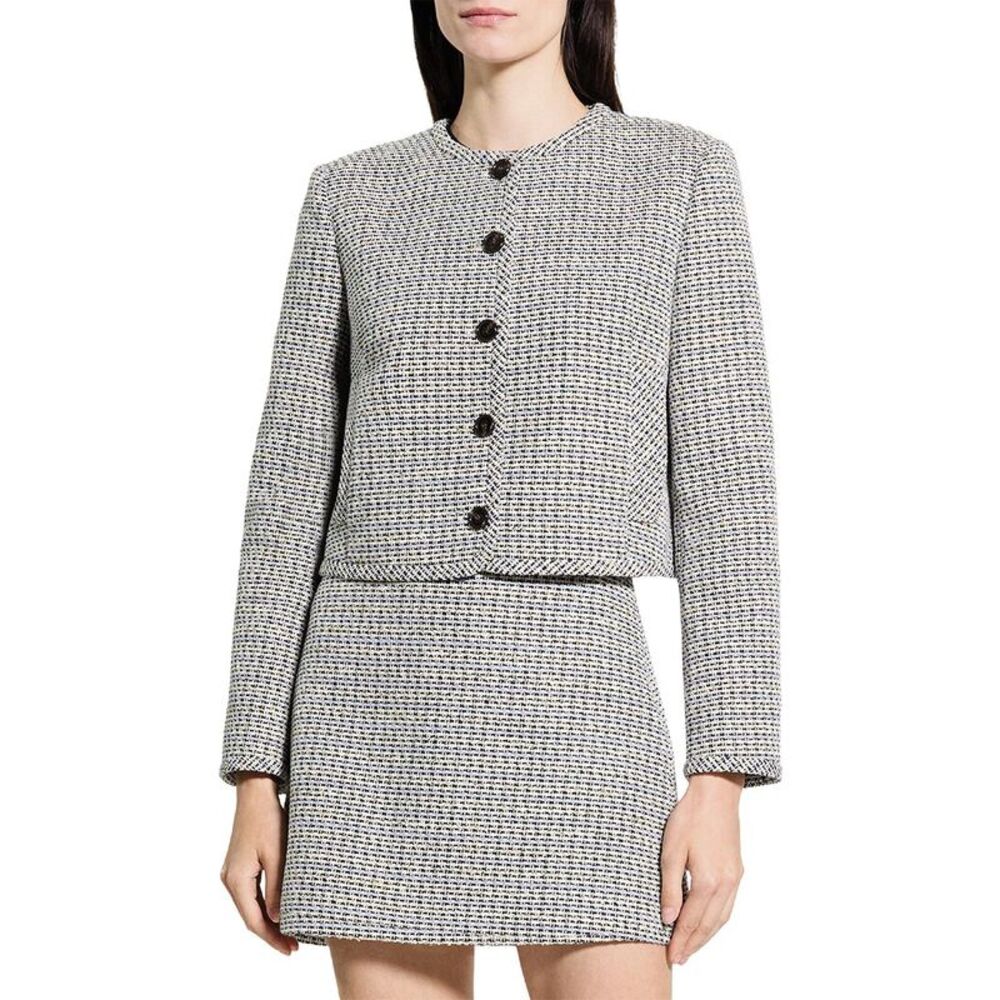 Theory Womens  Tweed Jacket